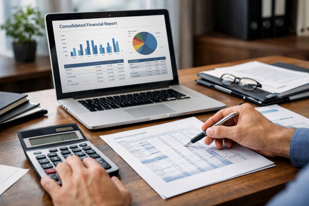 Consolidation comptabilité holding : méthodes, obligations et outils pour un reporting fiable